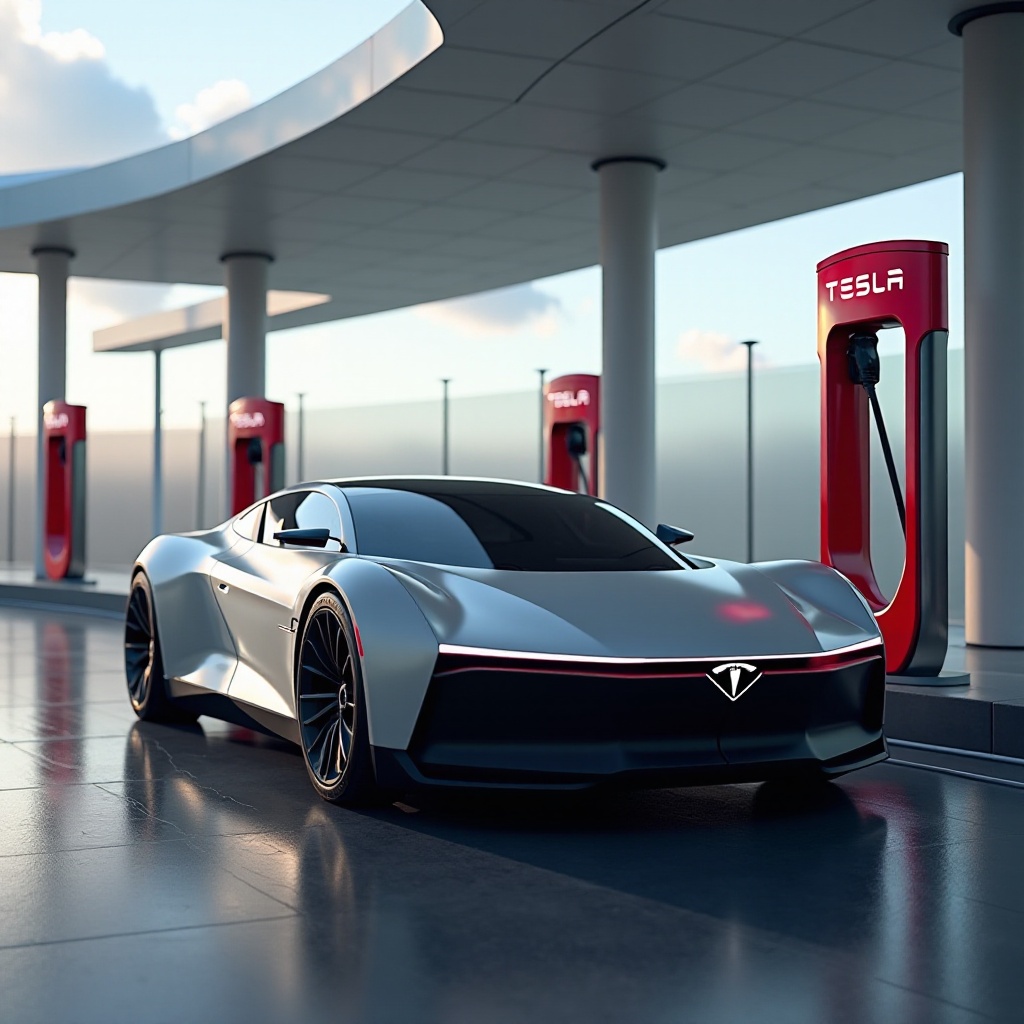 可能 EV9 能夠使用特斯拉超級充電站