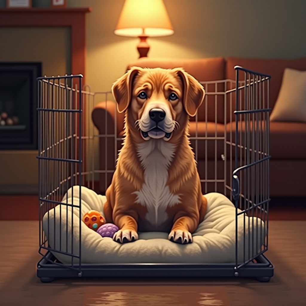 你可以訓練較年長的狗使用狗籠嗎