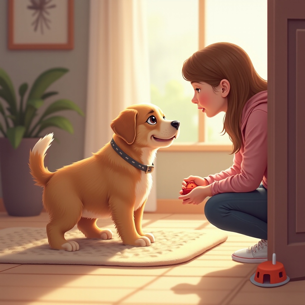 冬季小狗如廁訓練